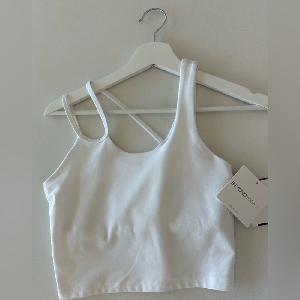 Beyond Yoga Classic Cream Tank